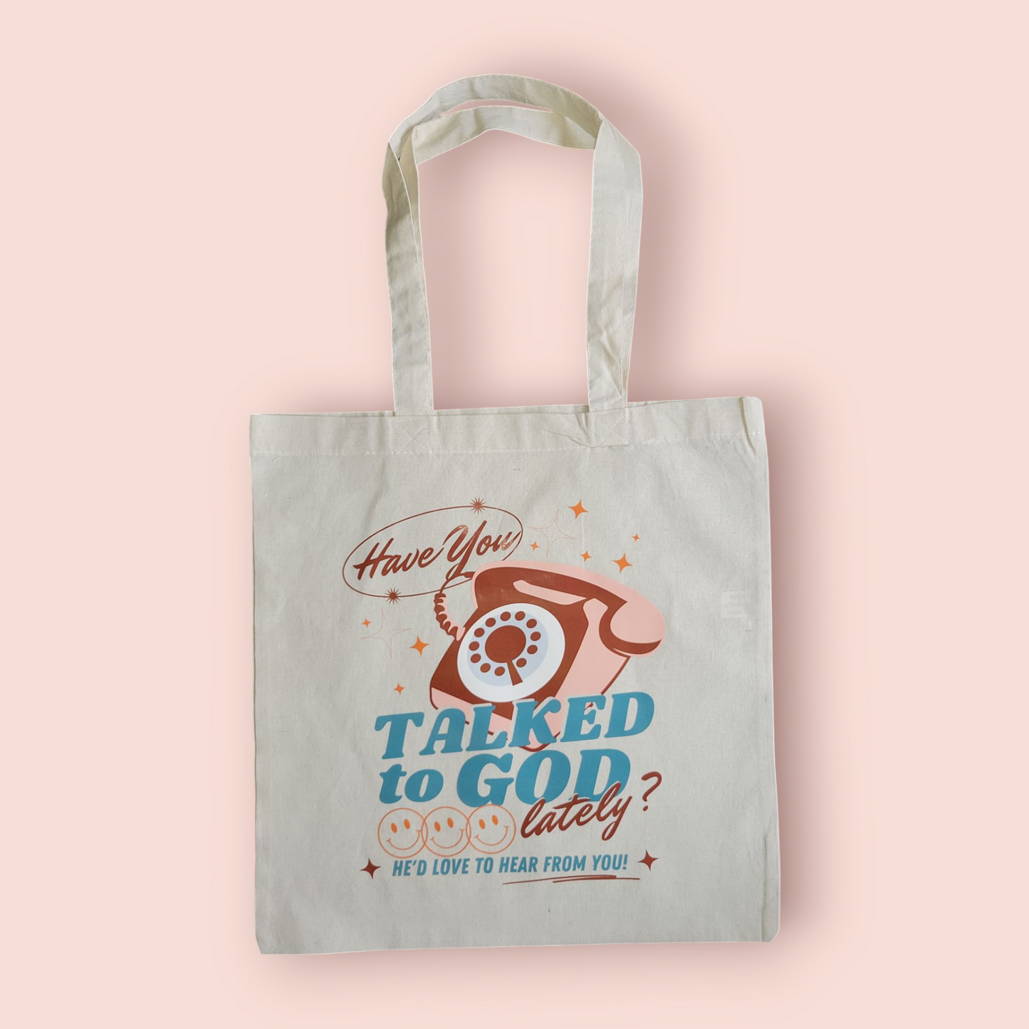 Talked To God Lately Canvas Tote Bag