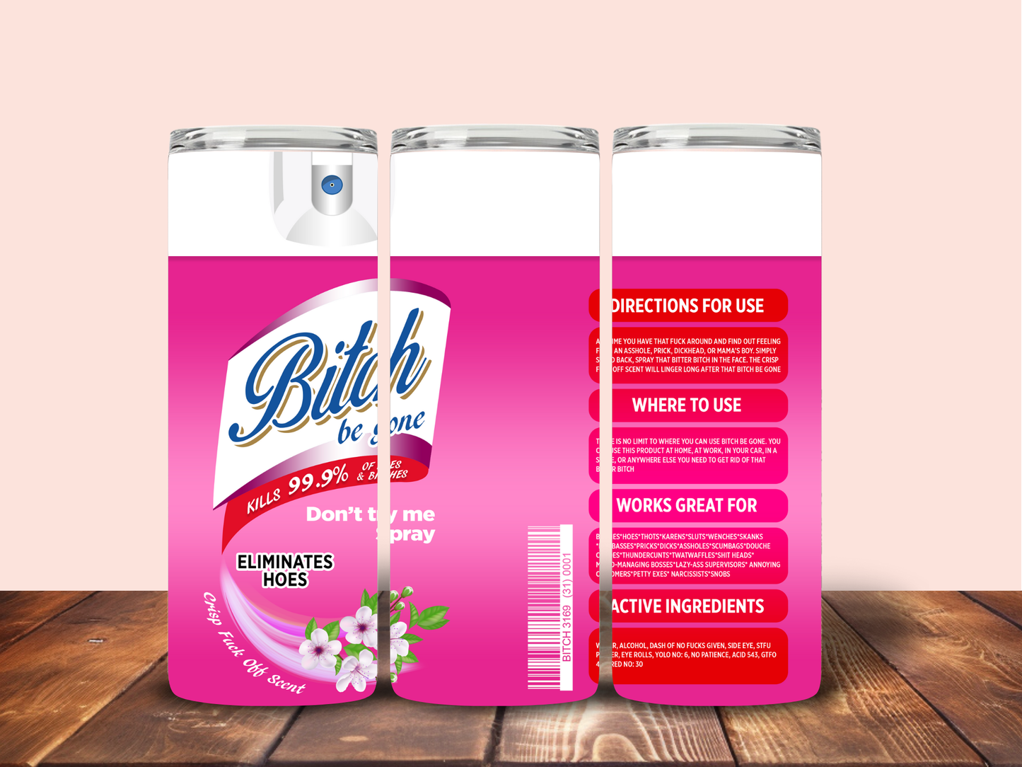 Bitch Be Gone 20oz Tumbler